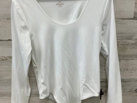 Bodysuit By Clothes Mentor In White, Size: L Sale