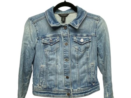 Jacket Denim By White House Black Market In Blue Denim, Size: 4 For Discount