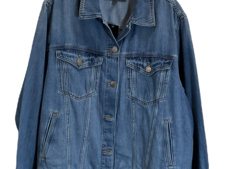 Jacket Denim By Torrid In Blue Denim, Size: L Online Hot Sale