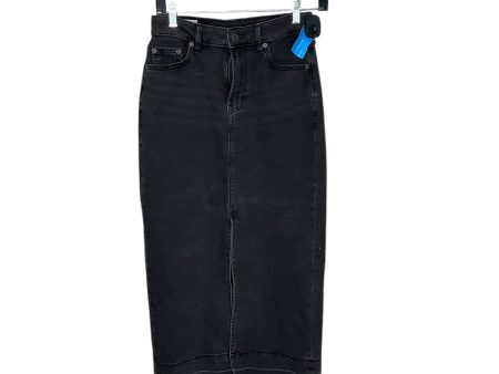 Skirt Maxi By Gap In Black, Size: 24 Sale