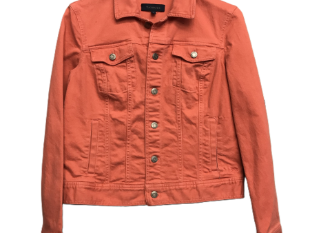 Jacket Denim By Talbots In Orange, Size: M Discount