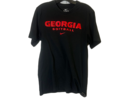 Athletic Top Short Sleeve By Nike Apparel In Black, Size: M Online