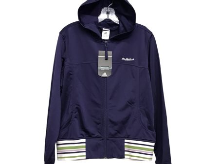 Athletic Jacket By Adidas In Purple, Size:Xl For Discount