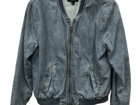 Blue Denim Jacket Denim By Lucky Brand, Size: S For Discount