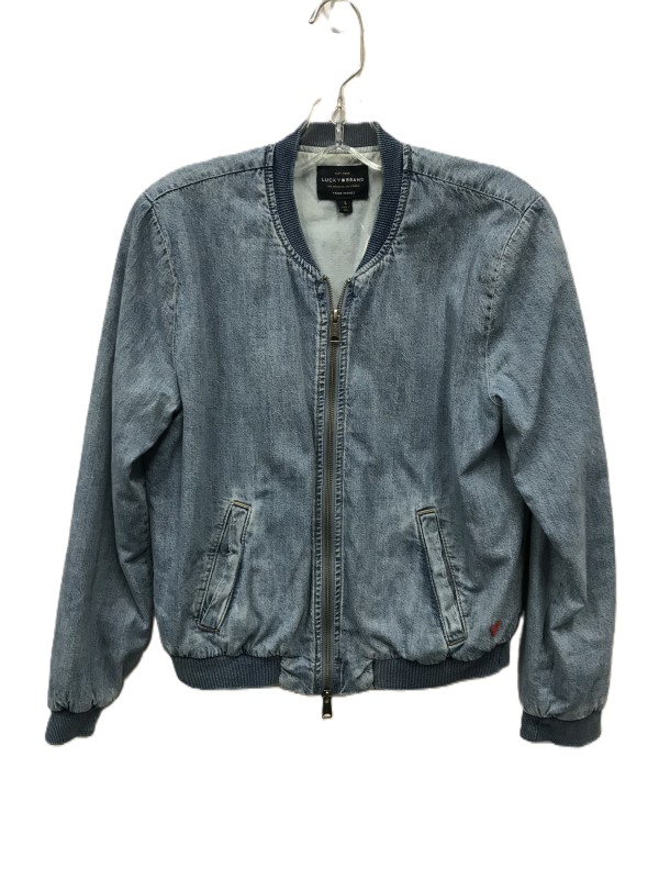 Blue Denim Jacket Denim By Lucky Brand, Size: S For Discount