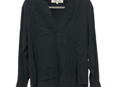 Blouse Designer By Diane Von Furstenberg In Black, Size:S Supply