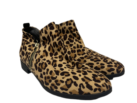 Boots Ankle Flats By Dr Scholls In Animal Print, Size: 9.5 Supply