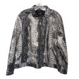 SNAKESKIN PRINT JACKET OTHER by BACCINI Size:2X Online now