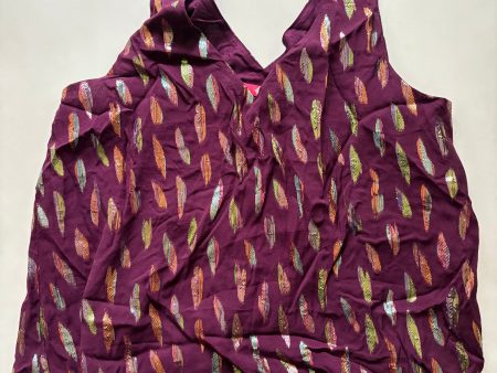 Blouse Sleeveless By Lilly Pulitzer In Purple, Size: L Supply