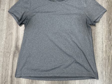 Athletic Top Short Sleeve By All In Motion In Grey, Size: L For Sale