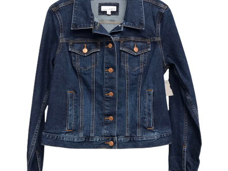 Jacket Denim By Loft In Blue Denim, Size: M Sale