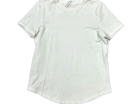 Athletic Top Short Sleeve By Lululemon In White, Size: S on Sale