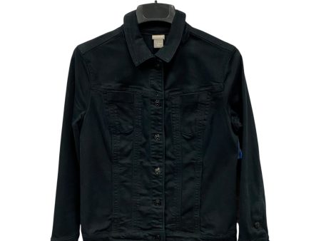 Jacket Denim By Chicos In Black, Size:M Online