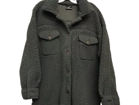 Jacket Faux Fur & Sherpa By 32 Degrees In Green, Size:M Fashion