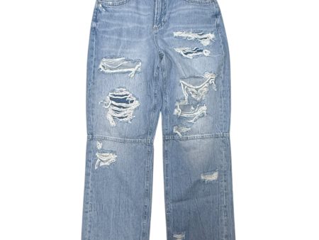 CRVY LESSON LEARNED HIGH RISE STRAIGHT Jeans By We The Free In Blue Denim, Size: 8 29 Supply