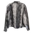 SNAKESKIN PRINT JACKET OTHER by BACCINI Size:2X Online now