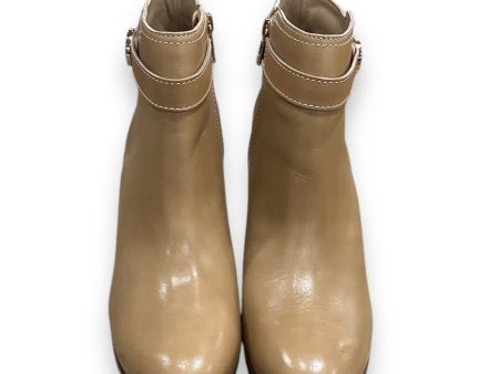 Boots Designer By Tory Burch In Tan, Size: 10.5 Sale