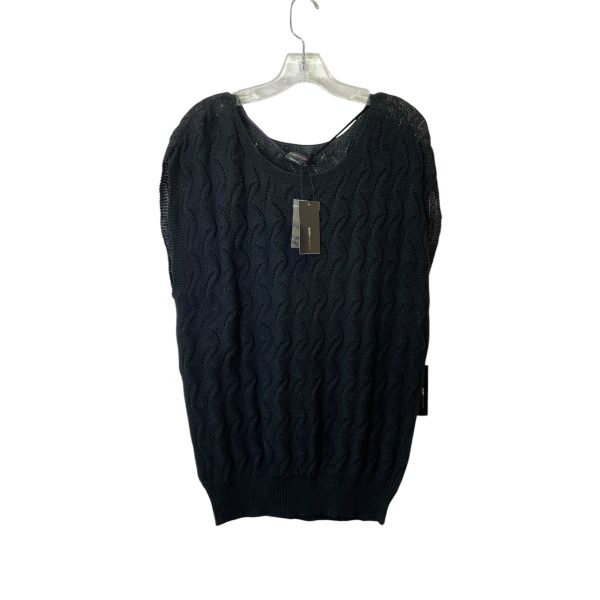 Vest Sweater By Bcbgmaxazria In Black, Size:L on Sale