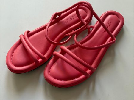 Sandals Flats By J. Crew In Orange, Size: 9 Online now