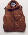 Vest Puffer & Quilted By Andree By Unit In Brown, Size: S Sale