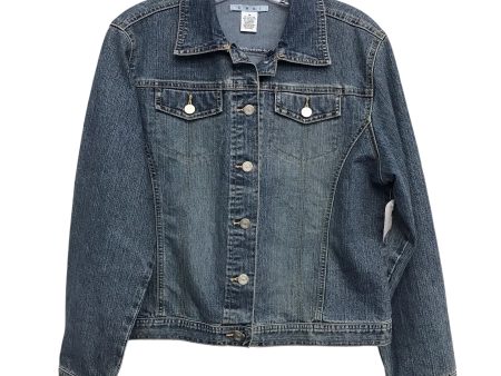 Jacket Denim By Cabi In Blue Denim, Size:M on Sale