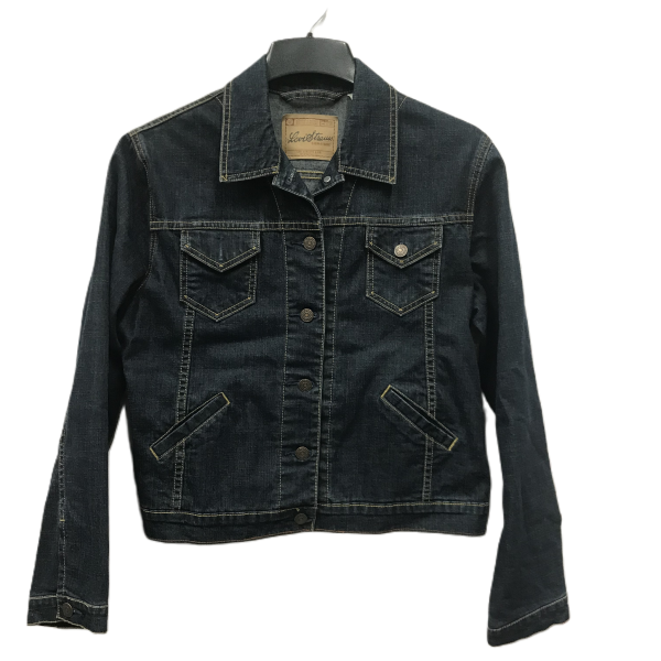 Blue Jacket Denim By Levis, Size: M Fashion