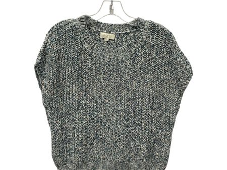 Vest Sweater By Loft In Blue, Size:S Sale