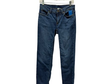 Jeans Boot Cut By Duluth Trading In Blue Denim, Size:6 For Sale