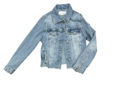 Jacket Denim By EUNINA In Blue Denim, Size: S Discount