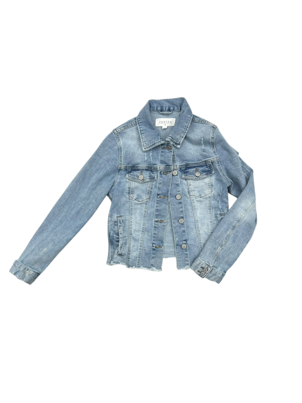 Jacket Denim By EUNINA In Blue Denim, Size: S Discount