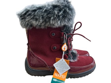 Boots Snow By Sporto In Red, Size:7 Supply