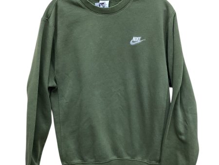 Athletic Sweatshirt Crewneck By Nike Apparel In Green, Size: Xs Online Sale