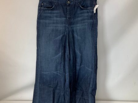 Skirt Maxi By 7 For All Mankind In Blue Denim, Size: 12 on Sale