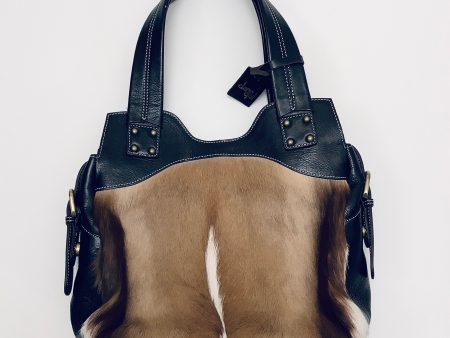 Handbag Leather By Clothes Mentor, Size: Large For Discount