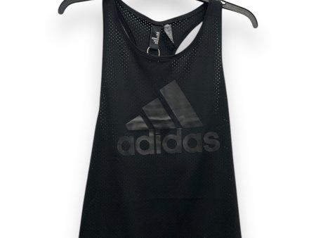 Athletic Tank Top By Adidas In Black, Size: M For Discount