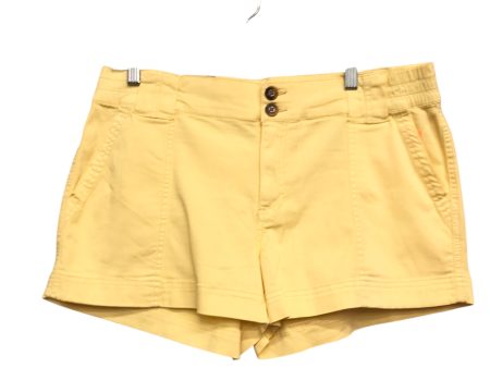 Shorts By Bke In Yellow, Size:10 Online Hot Sale