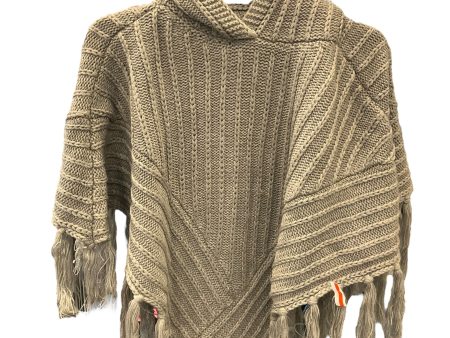 Poncho Designer By Rebecca Minkoff In Grey, Size: Osfm Hot on Sale