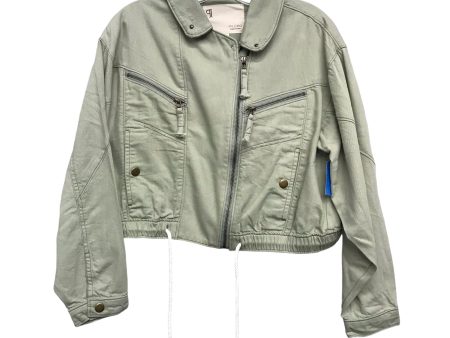 Jacket Denim By Pilcro In Green, Size:Xs For Cheap