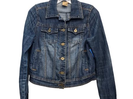 Jacket Denim By Jou Jou In Blue Denim, Size:L Discount