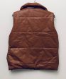 Vest Puffer & Quilted By Andree By Unit In Brown, Size: S Sale