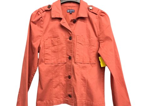 Jacket Denim By Democracy In Orange Denim, Size:M on Sale