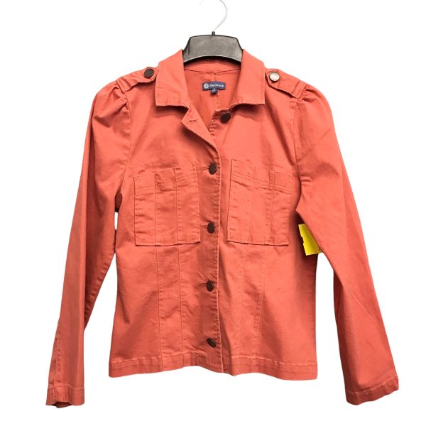 Jacket Denim By Democracy In Orange Denim, Size:M on Sale