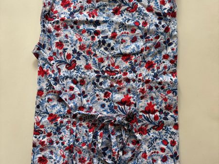 Top Sleeveless By Ann Taylor In Floral Print, Size: L Hot on Sale